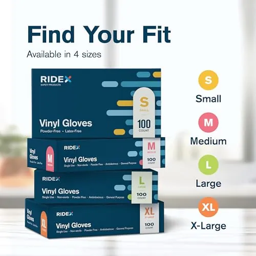 Ridex Vinyl Gloves Review: Latex-Free Disposable Gloves image 6