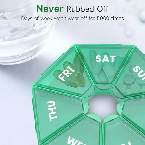 Gelibo Weekly Pill Organizer Review: Compact Travel Pill Box image 4