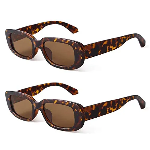 BUTABY Rectangle Sunglasses Review: Retro UV400 Frames image 1