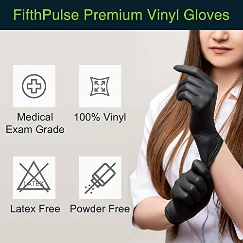FifthPulse Black Vinyl Disposable Gloves Review image 5