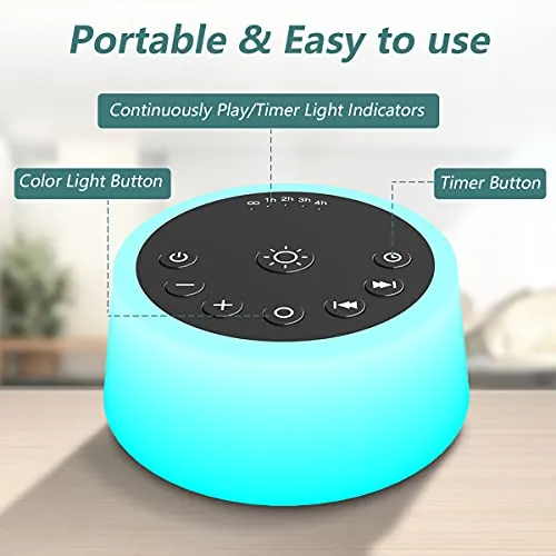 Color Noise Sound Machine Review for Sleep and Night Light image 5