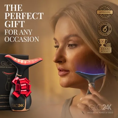 GLO24K Red Light Face & Neck Beauty Device Review image 6