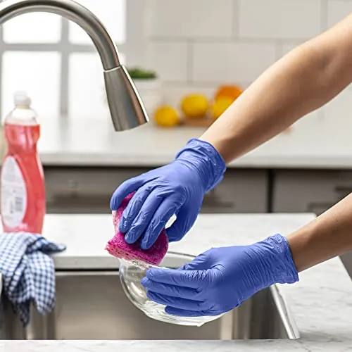 GUSTO Blue Nitrile Gloves Review: 4 Mil Disposable Gloves image 3