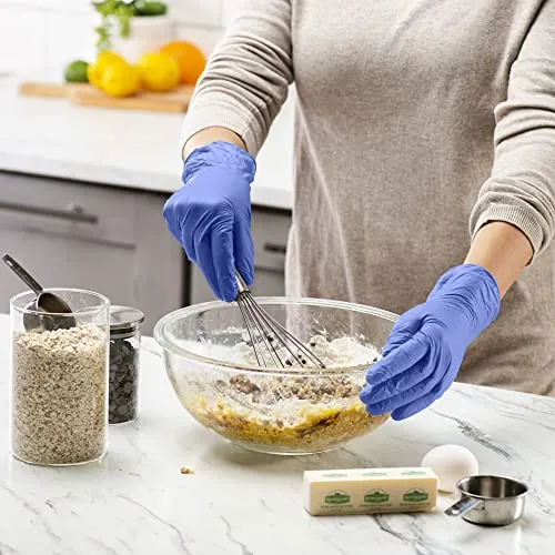 GUSTO Blue Nitrile Gloves Review: 4 Mil Disposable Gloves image 5