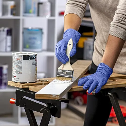 GUSTO Blue Nitrile Gloves Review: 4 Mil Disposable Gloves image 6