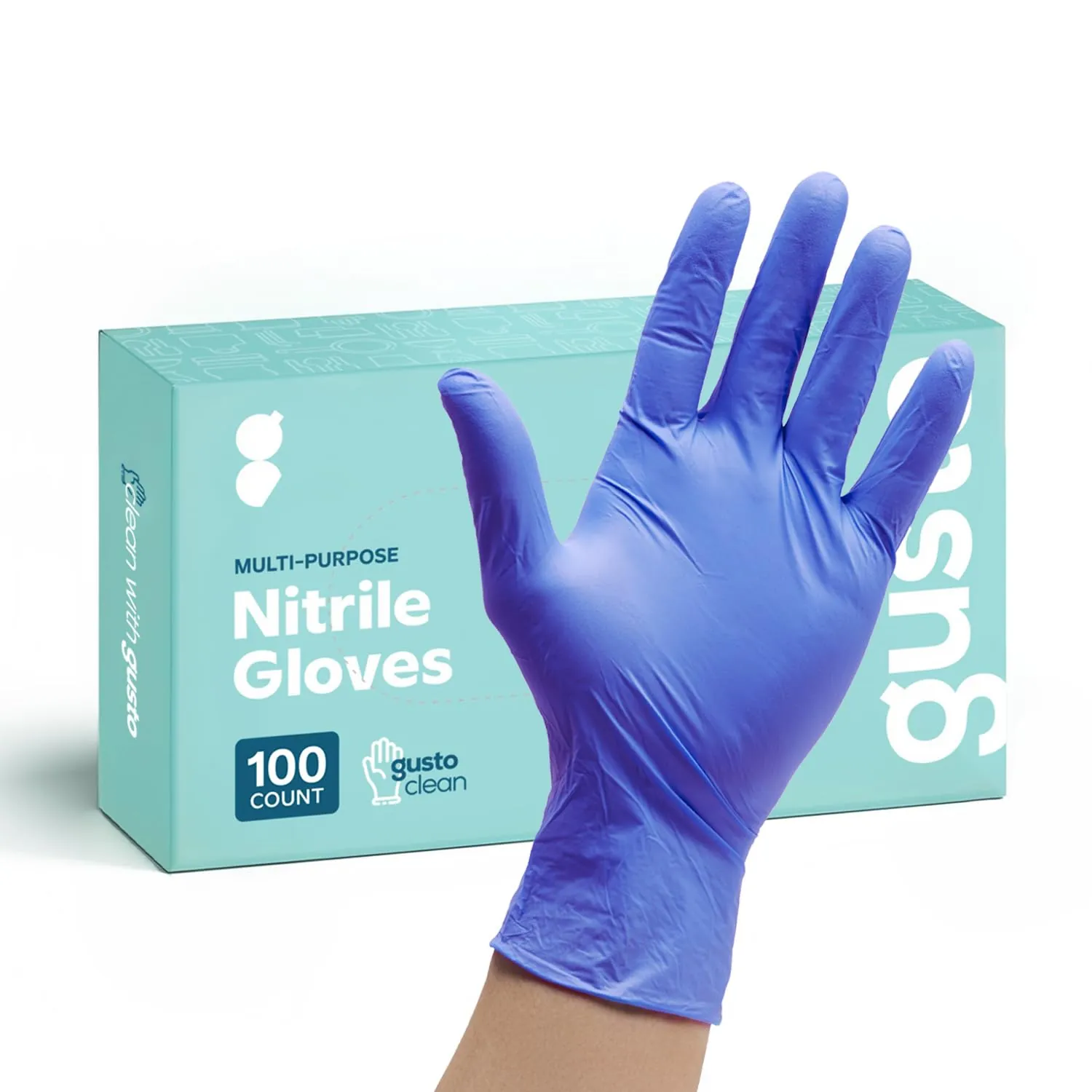GUSTO Blue Nitrile Gloves Review: 4 Mil Disposable Gloves image 8