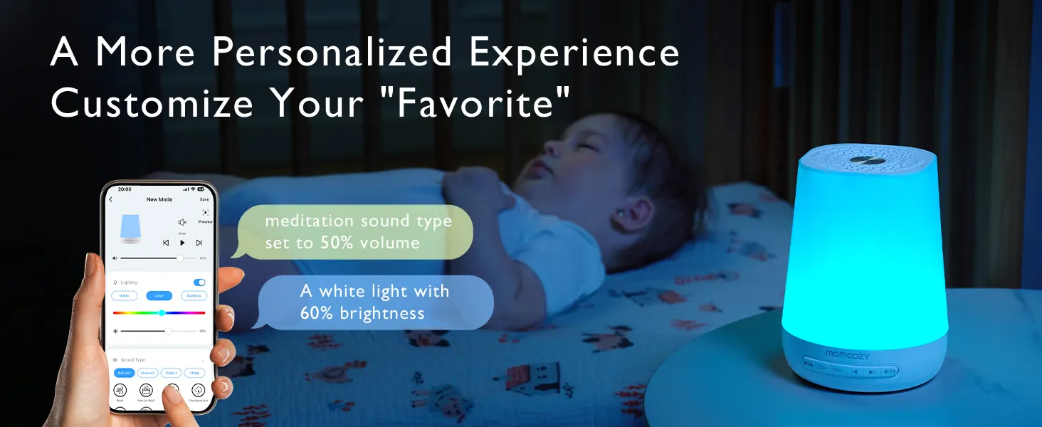 Momcozy White Noise Machine Review: Baby Sleep and Night Light image 9
