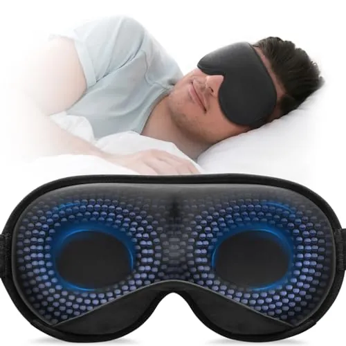YFONG Weighted Sleep Mask Review: Blackout Slee...