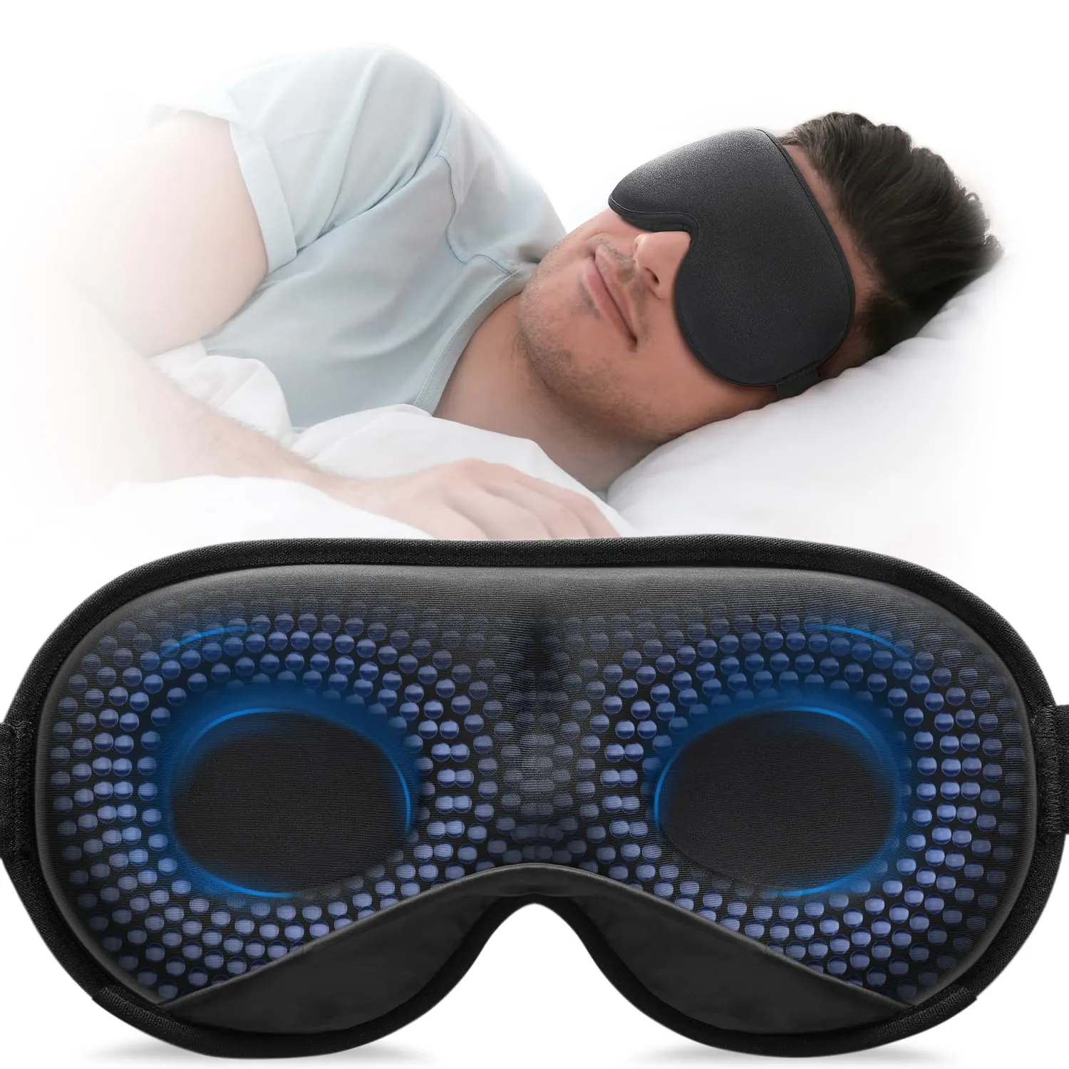 YFONG Weighted Sleep Mask Review: Blackout Sleep Aid image 8