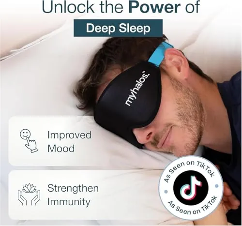 MyHalos Sleep Mask Review: 3D Blackout Eye Mask image 4