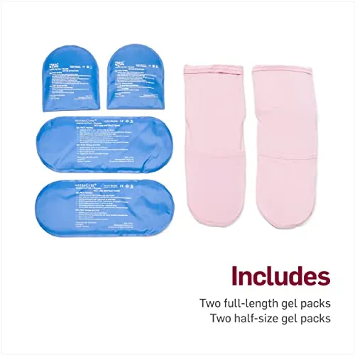 NatraCure Pink Cold Therapy Socks Review: Foot Recovery image 3