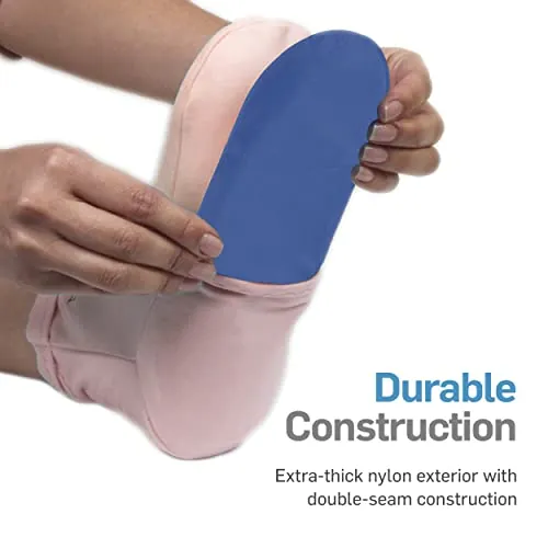 NatraCure Pink Cold Therapy Socks Review: Foot Recovery image 5