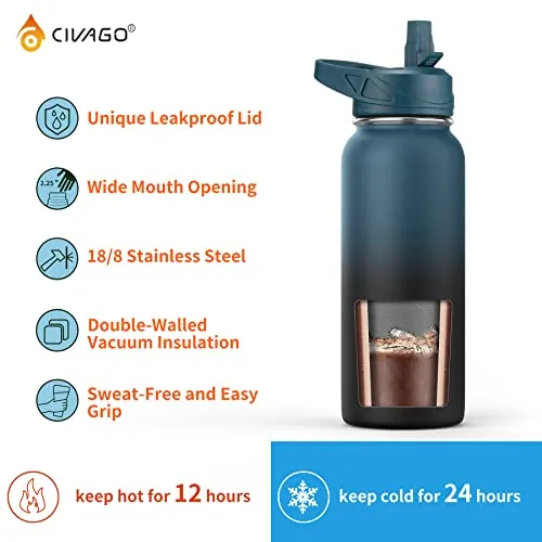 CIVAGO 32 oz Insulated Water Bottle Review image 4