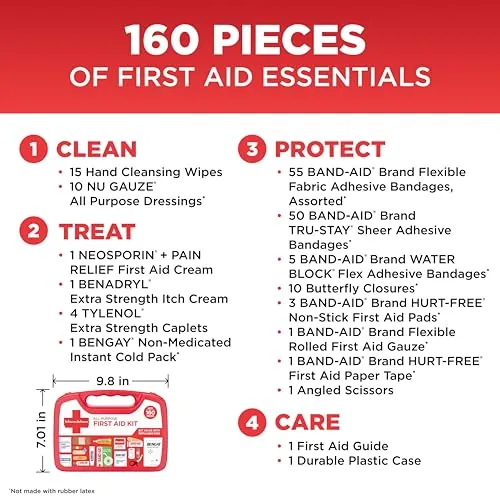BAND-AID 160-Piece First Aid Kit Review image 4