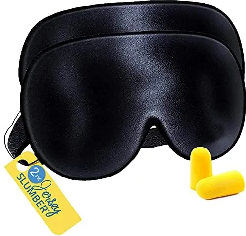 Jersey Slumber Sleep Mask Review: Silk Light-Bl...
