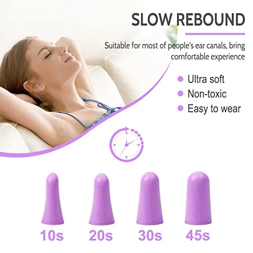 LYSIAN Ultra Soft Foam Earplugs Review for Sleep Noise Reduction image 2