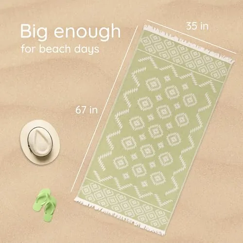 Mebien Turkish Beach Towel Review: Quick-Dry Cotton Travel Towel image 4