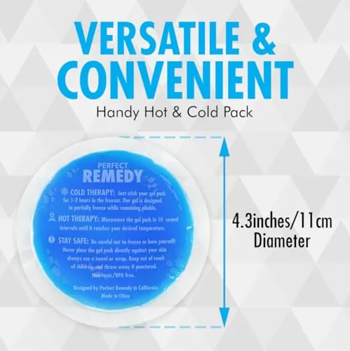 Perfect Remedy Round Gel Ice Pack Review: Hot & Cold Use image 3