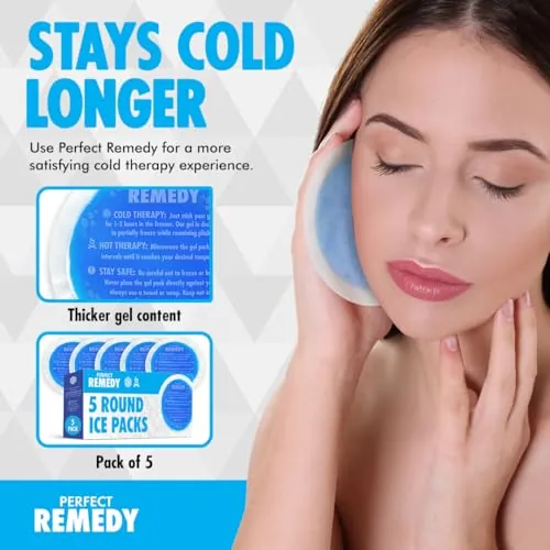 Perfect Remedy Round Gel Ice Pack Review: Hot & Cold Use image 4