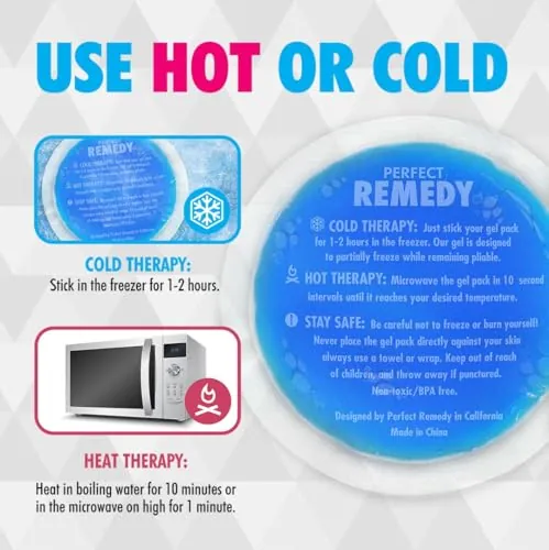 Perfect Remedy Round Gel Ice Pack Review: Hot & Cold Use image 5