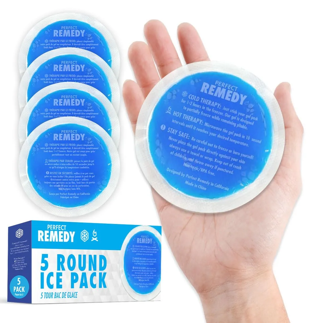 Perfect Remedy Round Gel Ice Pack Review: Hot & Cold Use image 8