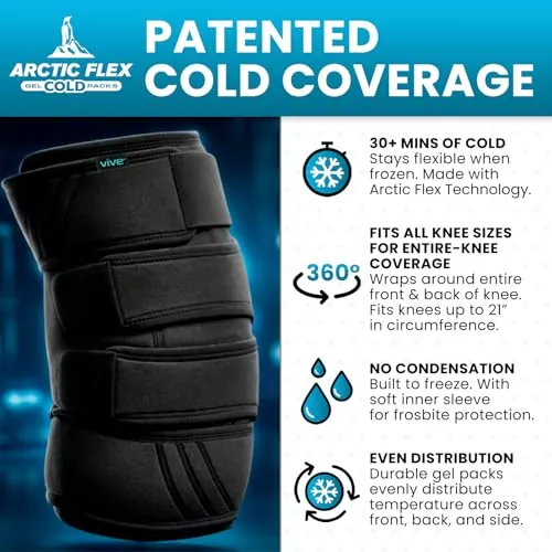 Vive Knee Ice Pack Wrap Review: Cold and Heat Recovery image 2