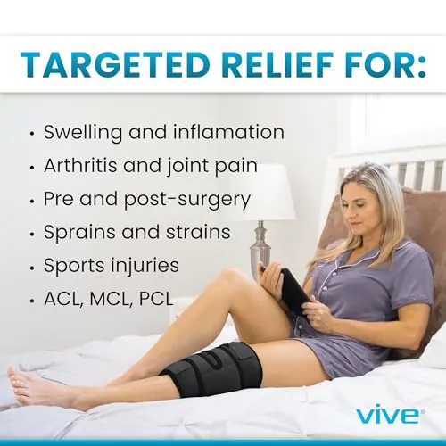 Vive Knee Ice Pack Wrap Review: Cold and Heat Recovery image 3