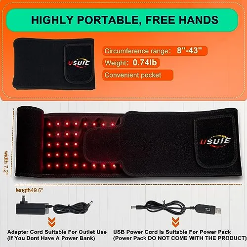 USUIE Red Light Therapy Belt Review for Recovery Use image 6