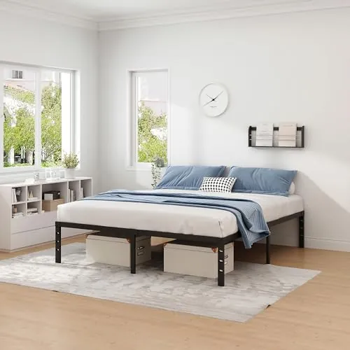 NEW JETO Metal Bed Frame Review: Queen Platform Bed image 5
