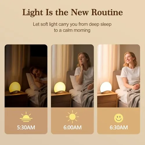 REACHER Sunrise Alarm Clock Review: Sleep Sounds & Wake Light image 2
