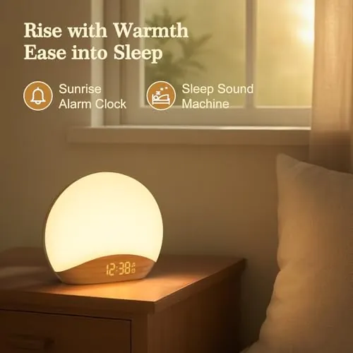 REACHER Sunrise Alarm Clock Review: Sleep Sounds & Wake Light image 3