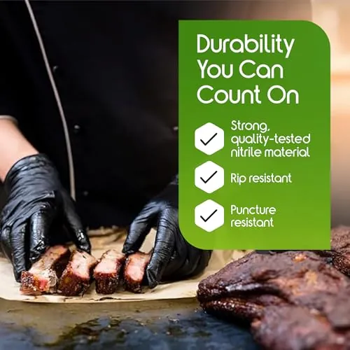 Inspire Black Nitrile Gloves Review: Heavy-Duty 6 Mil image 3