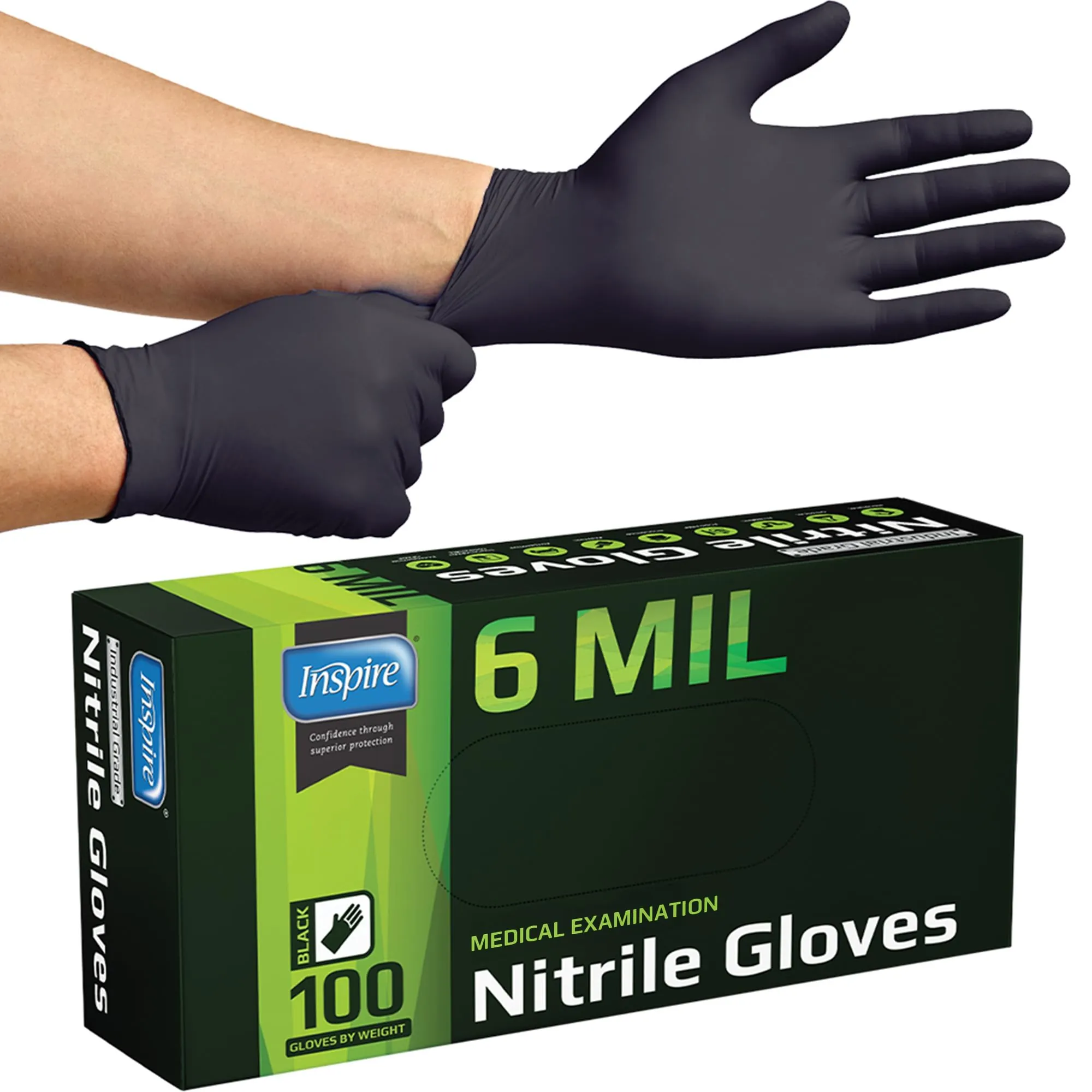 Inspire Black Nitrile Gloves Review: Heavy-Duty 6 Mil image 8