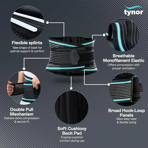 TYNOR Back Support Belt Review: Lumbar Support Belt image 3