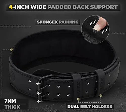RDX Weight Lifting Belt Review: Leather Gym Support image 3
