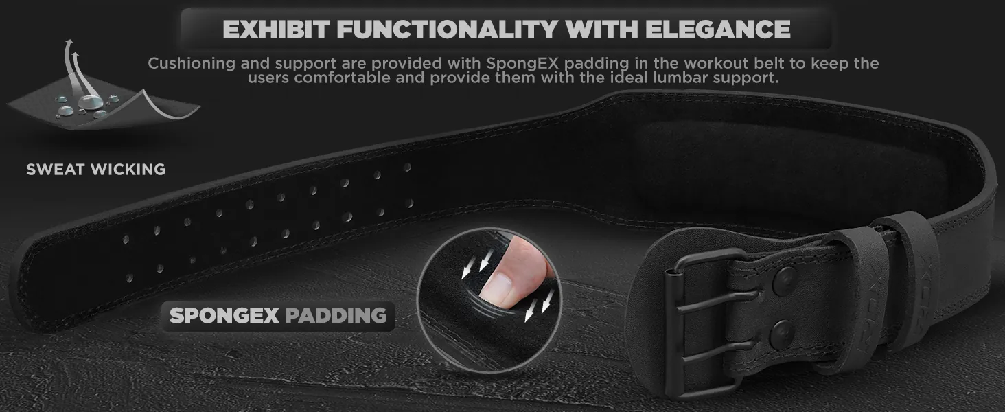 RDX Weight Lifting Belt Review: Leather Gym Support image 9