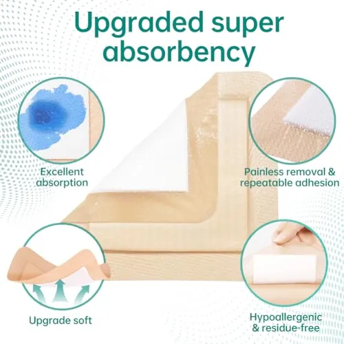 Dimora Large Bandage Review: 7 x 7 Foam Dressing image 6