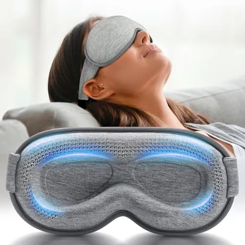 FACEMOON Weighted Eye Mask Review for Sleep and...