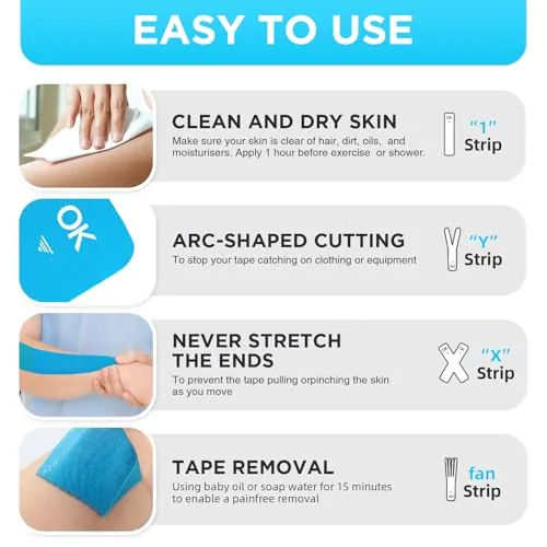 OK TAPE Kinesiology Tape Review: Pre-Cut Athletic Support image 3