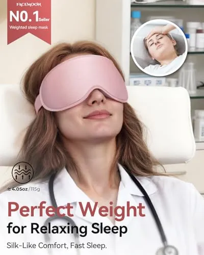 FACEMOON Weighted Blackout Sleep Mask Review image 2