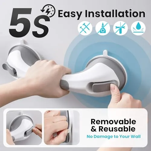 TAILI Shower Grab Bar Review: Removable Bathroom Safety Grip image 6