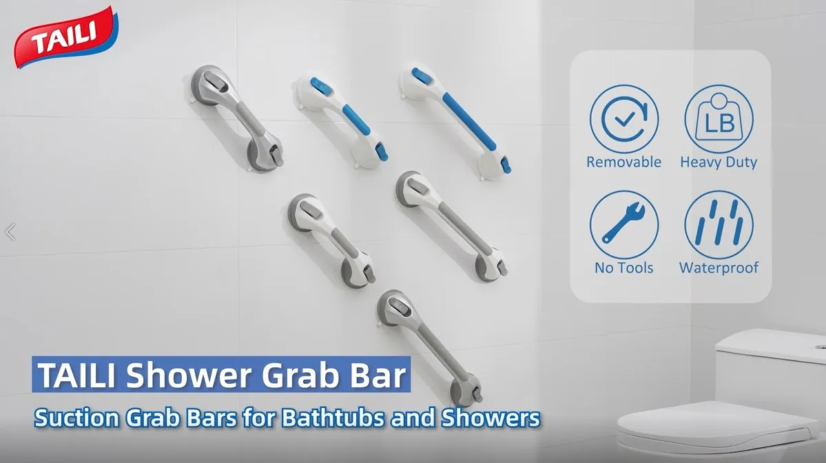 TAILI Suction Grab Bars Review: No-Drill Shower Safety image 8