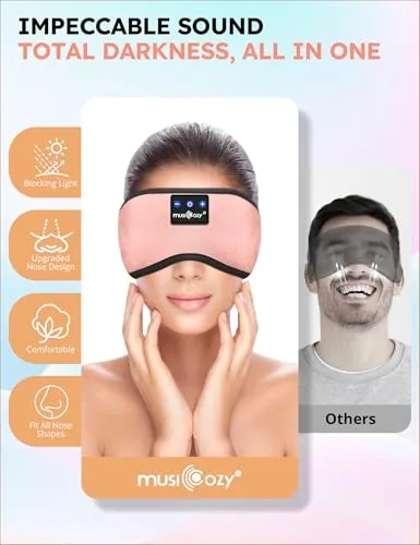 MUSICOZY Sleep Headphones Review: Sleep Mask for Side Sleepers image 5