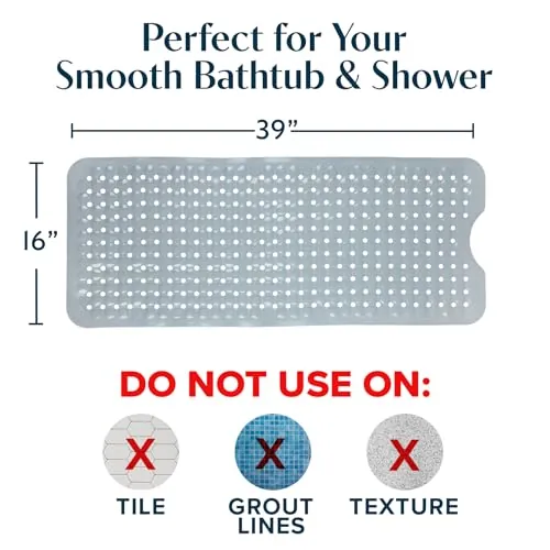 SlipX Solutions Power Grip Bathtub Safety Mat Review image 3