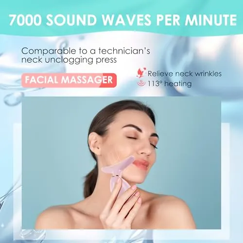 Doset Facial Massager Review: Red Light Face and Neck Wand image 6