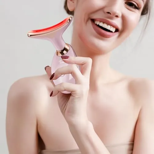 Doset Facial Massager Review: Red Light Face and Neck Wand image 7