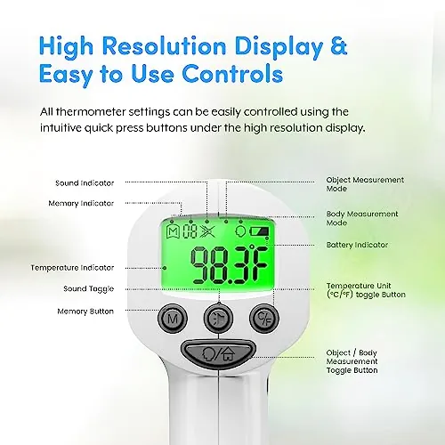 THERMOBIO Forehead Thermometer Review: Touchless Readings image 3