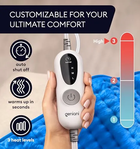 GENIANI Heating Pad Review: Back, Cramps and Recovery image 5