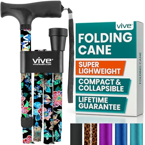 Vive Folding Cane Review: Foldable Walking Cane
