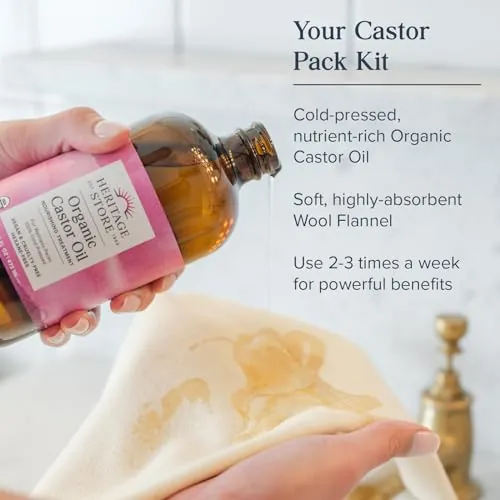 HERITAGE STORE Castor Oil Pack Kit Review image 3
